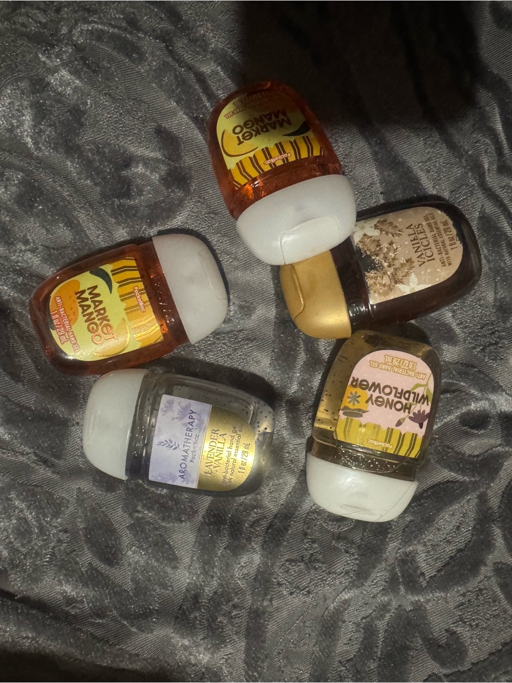 Bath & Body Works PocketBac Hand Sanitizer Set - Mixed Scents (Yellow/Gold/Tan)